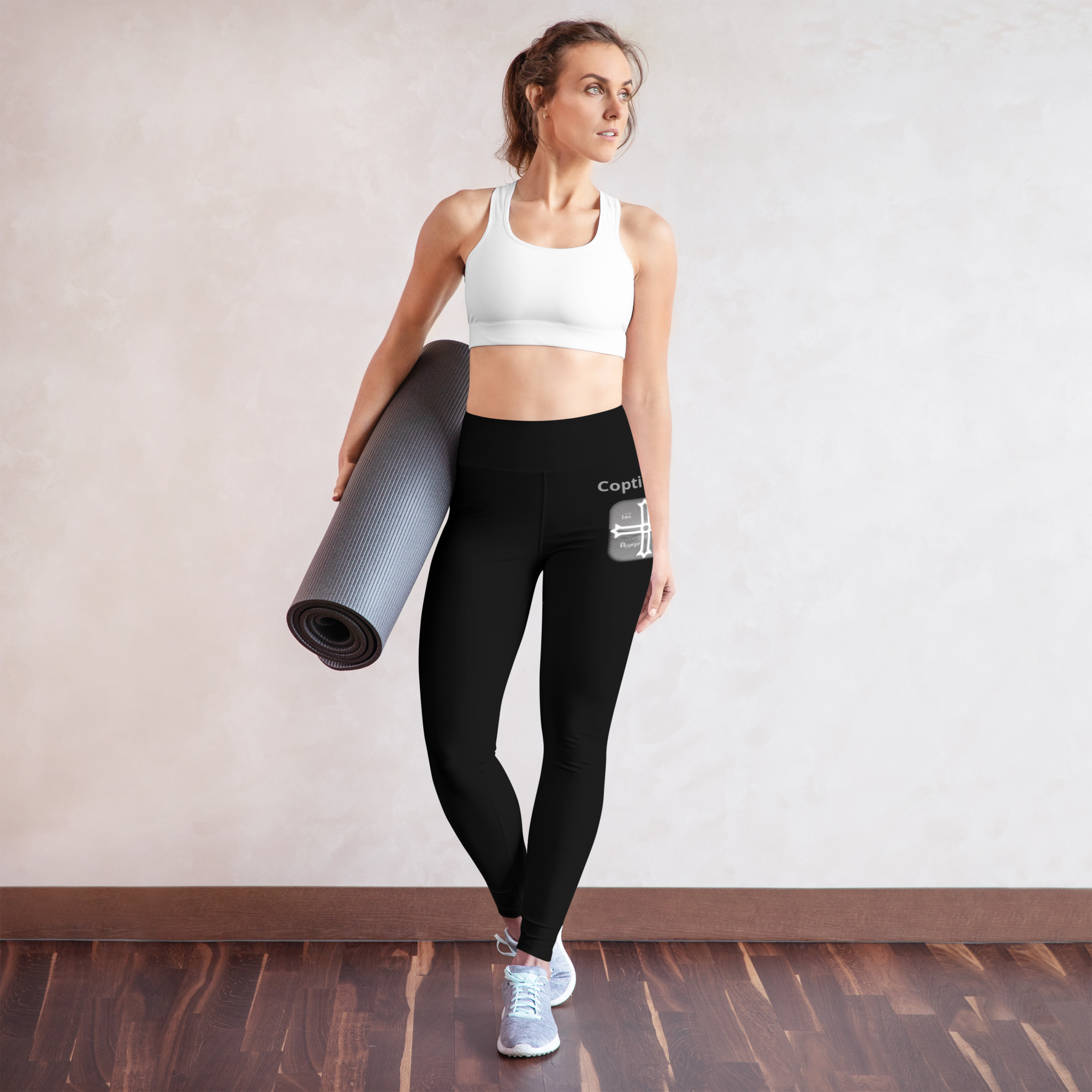 Yoga Legging 95% coton Bio et 5% Lycra Noir - Fin de Serie