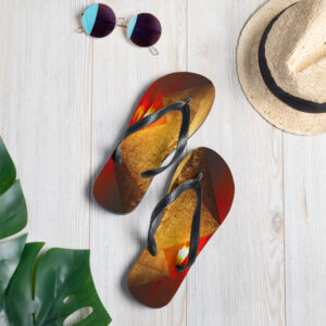Pyramids Sunset Flip Flops